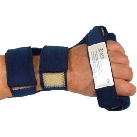 FABRICATION ENTERPRISES Comfy Splints„¢ Comfy C-Grip Hand Orthosis, Adult Small, Left with 1 Cover and 2 Soft Rolls 24-3040L